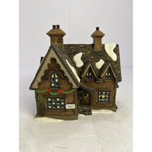 Vintage 1997 Dept 56 Dickens Heritage Village Barmby Moore Cottage #58324